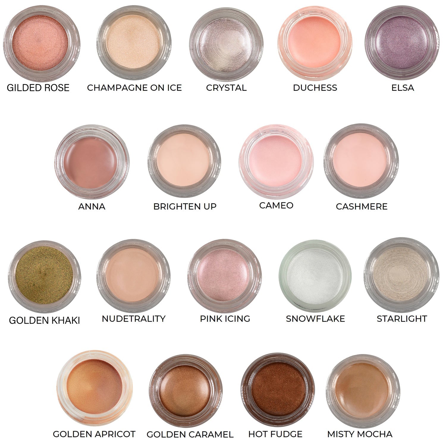 Hot Fudge Any Wear Creme - A Waterproof Multi-tasking creme to powder product for eyes, cheeks & lips. Can be worn anywhere