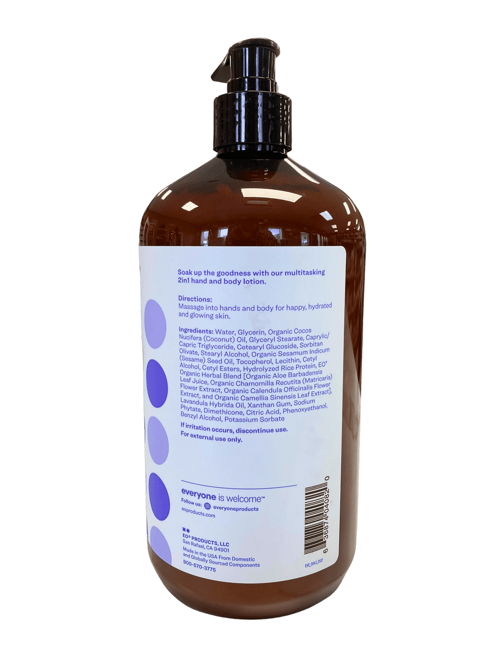 Lotion, Everyone Nourishing, Lavender Aloe, 32oz